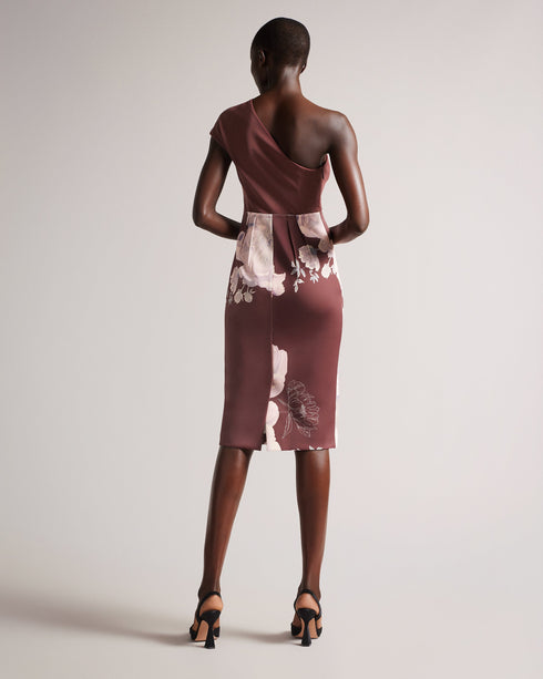 NIMALA-Dresses-Asymmetric Bodycon Dress- Ted Baker Romania